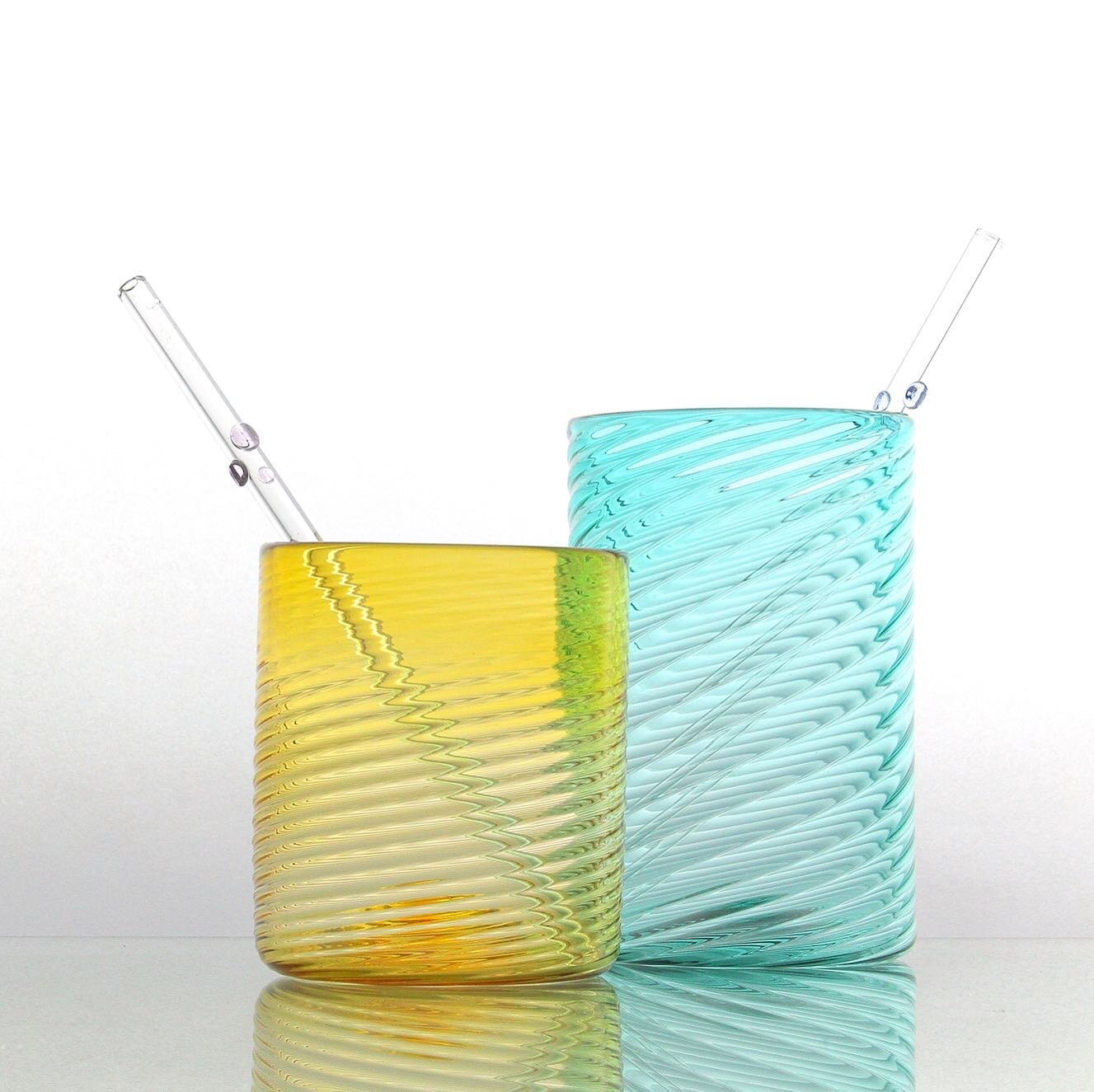 Looking for that perfect straw to sip your summer smoothies? Learn to make your own! Sign up for our beginner-level Reusable Straw Flamework class on Saturday 7/24 or 8/7, where students will use a flame torch to make their own glass straws with colo